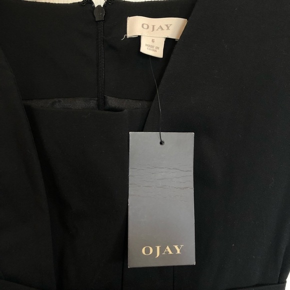 NEW OJAY Black Structured Sheath Dress | 6 - Picture 9 of 9